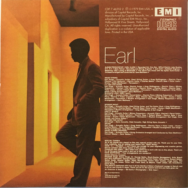Earl Klugh : Heart String (CD, Album)
