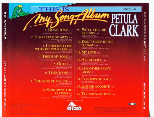 Petula Clark : This Is My Song Album (CD, Comp)
