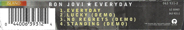 Bon Jovi : Everyday (CD, Single)