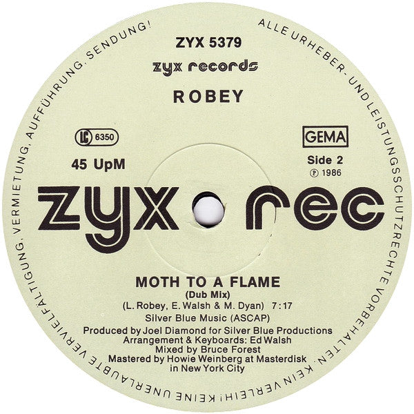 Robey : Moth To A Flame (12")