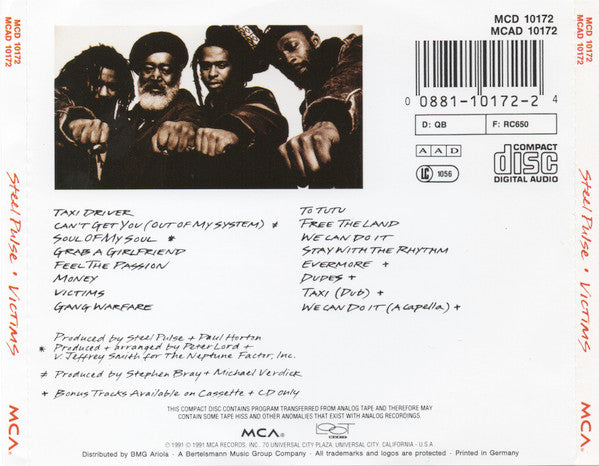 Steel Pulse : Victims (CD, Album)