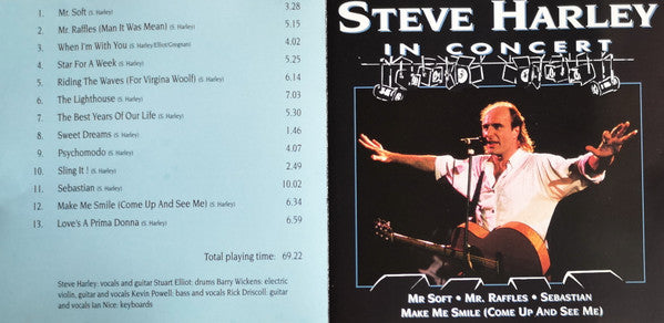 Steve Harley : In Concert (CD, Album)