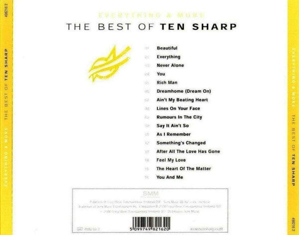 Ten Sharp : Everything & More - The Best Of (CD, Comp)