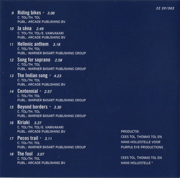 Tol & Tol : Cees Tol & Thomas Tol (CD, Comp, RE)