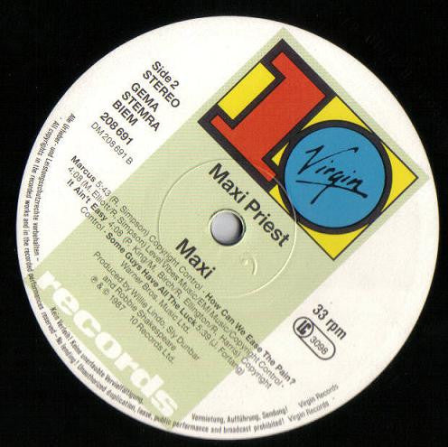 Maxi Priest : Maxi (LP, Album)