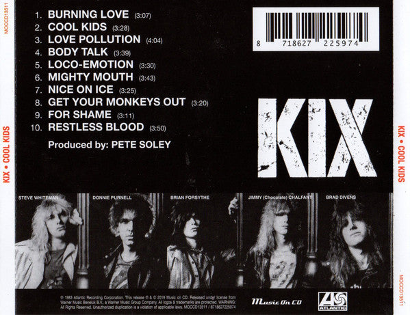 Kix (3) : Cool Kids (CD, Album, RE)