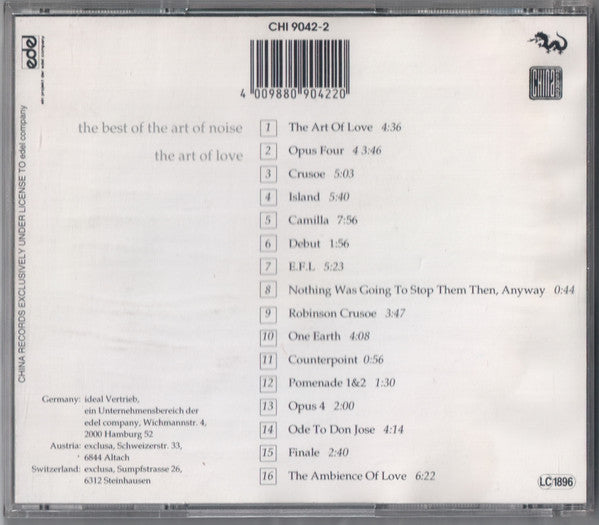 The Art Of Noise : The Best Of The Art Of Noise - The Art Of Love (CD, Comp, P/Mixed)