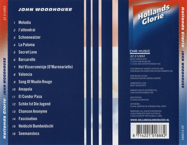 John Woodhouse : John Woodhouse - Wereldsuccessen (CD, Comp)