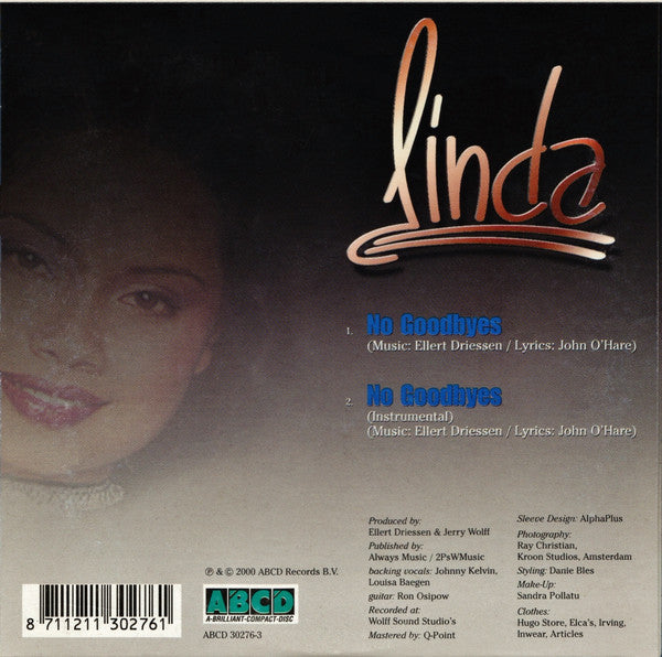 Linda Wagenmakers : No Goodbyes (CD, Single)
