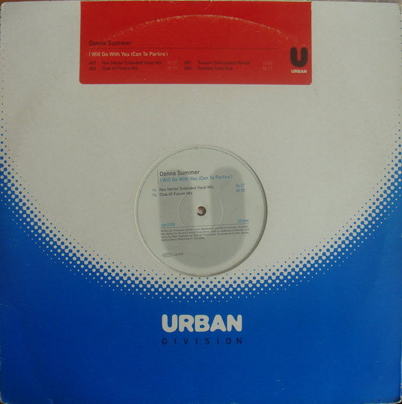 Donna Summer : I Will Go With You (Con Te Partiro) (12", Promo)