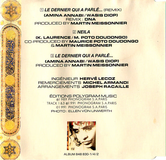Amina : Le Dernier Qui A Parlé... (Remix DNA) (CD, Maxi)