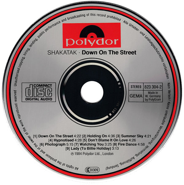 Shakatak : Down On The Street (CD, Album)