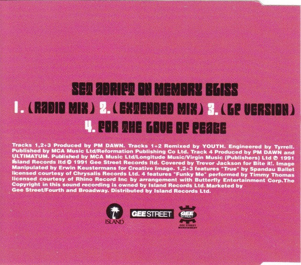 P.M. Dawn : Set Adrift On Memory Bliss (CD, Maxi)