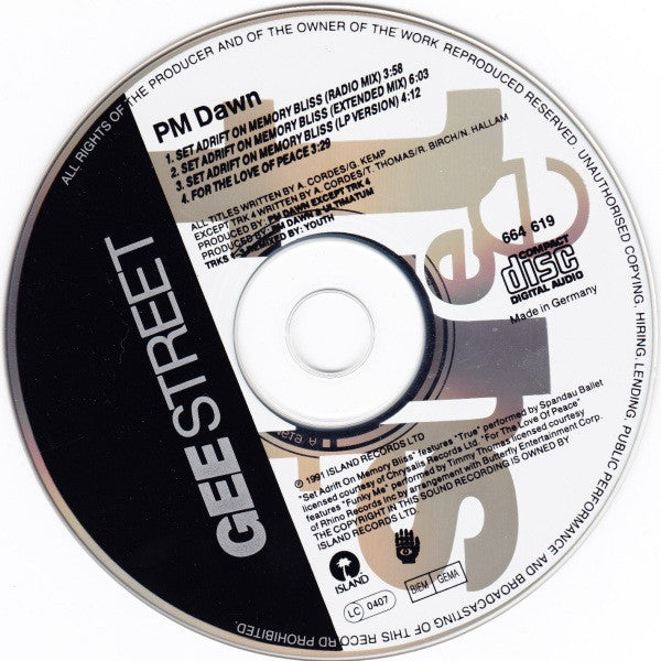 P.M. Dawn : Set Adrift On Memory Bliss (CD, Maxi)