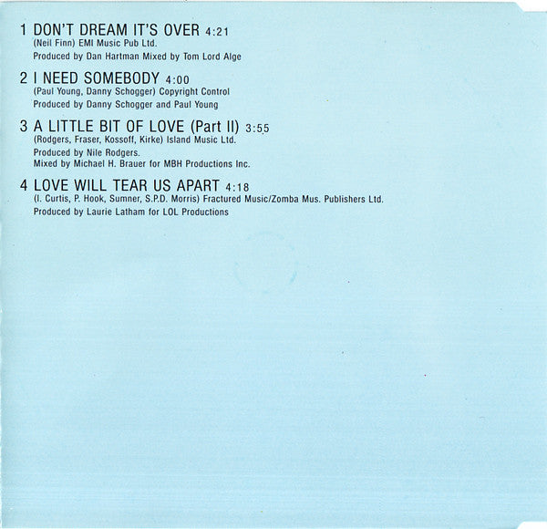 Paul Young : Don't Dream It's Over (CD, Maxi)