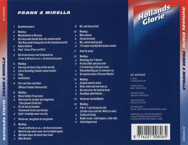 Frank & Mirella : Frank & Mirella (CD, Comp)