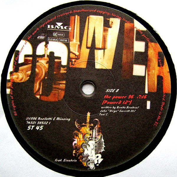 Snap! Feat. Einstein (2) : The Power (Remix '96) (12")