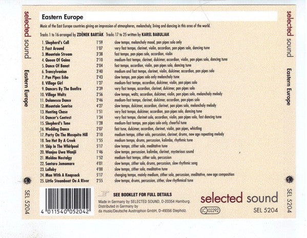 Zdeněk Barták, Karel Babuljak : Eastern Europe (CD, Album)