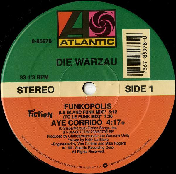 Die Warzau : Funkopolis (12", Single)