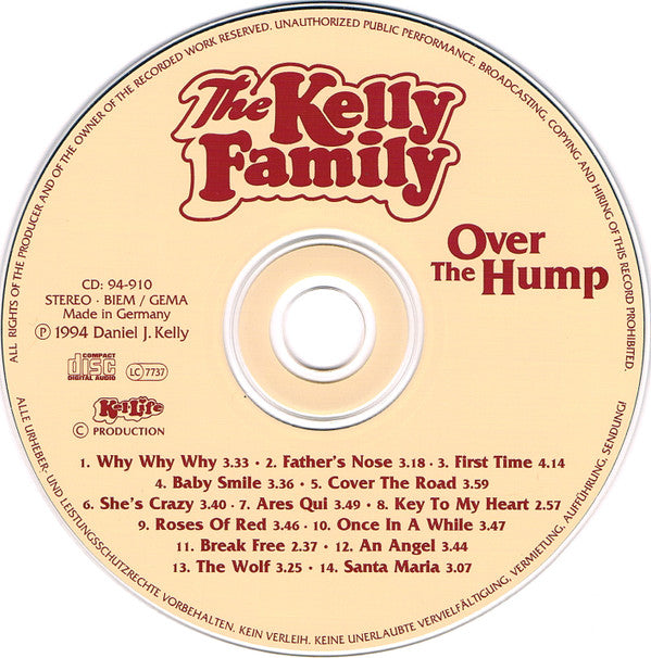 The Kelly Family : Over The Hump (CD, Album)