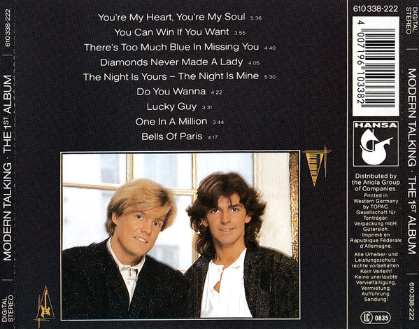 Modern Talking : The 1st Album (CD, Album)