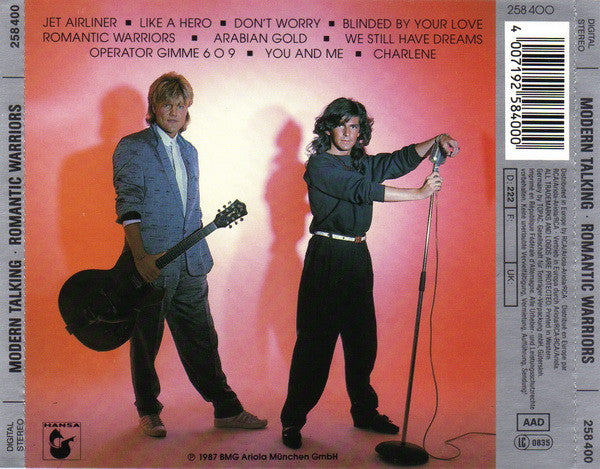 Modern Talking : Romantic Warriors - The 5th Album (CD, Album)
