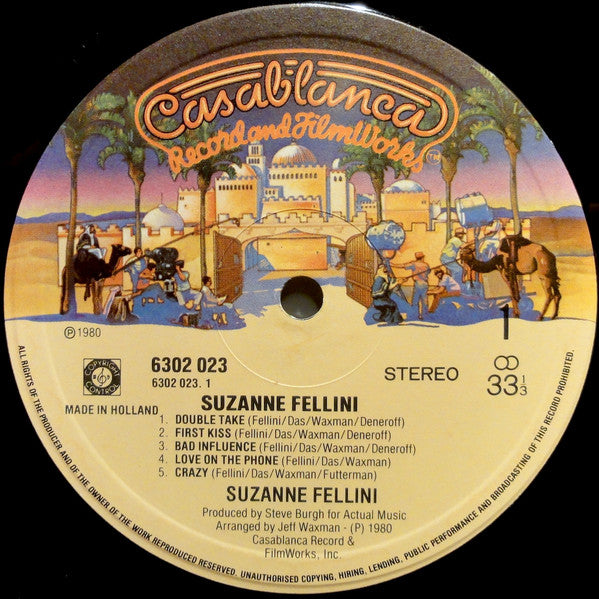 Suzanne Fellini : Suzanne Fellini (LP, Album)