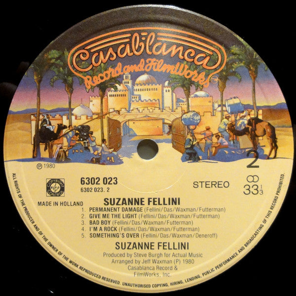 Suzanne Fellini : Suzanne Fellini (LP, Album)