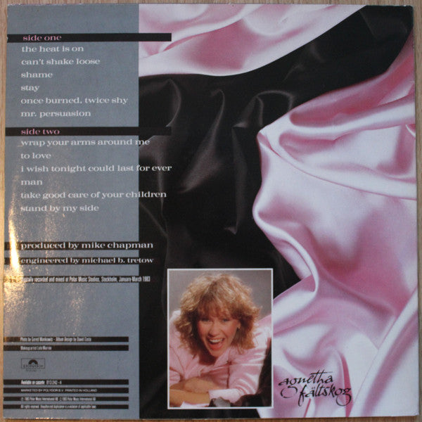 Agnetha Fältskog : Wrap Your Arms Around Me (LP, Album)