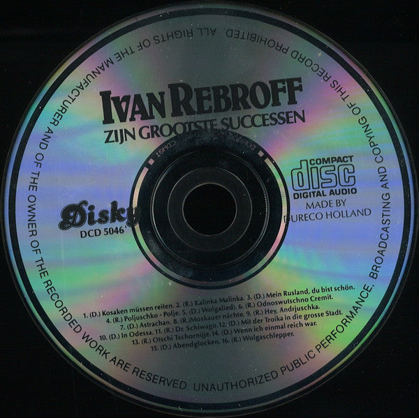 Ivan Rebroff : Zijn Grootste Successen (CD, Comp)