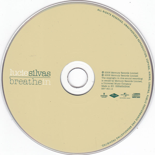 Lucie Silvas : Breathe In (CD, MiniAlbum, Ltd)