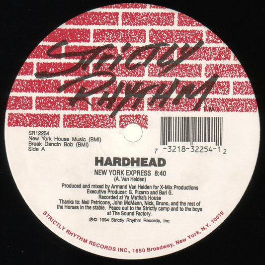 Hardhead : New York Express (12")