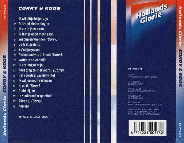 Corry Konings & Koos Alberts : Corry & Koos (CD, Comp)