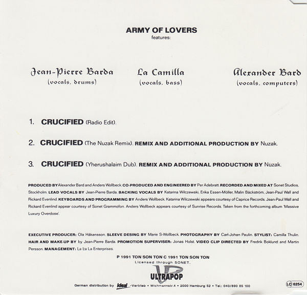 Army Of Lovers : Crucified (CD, Maxi)