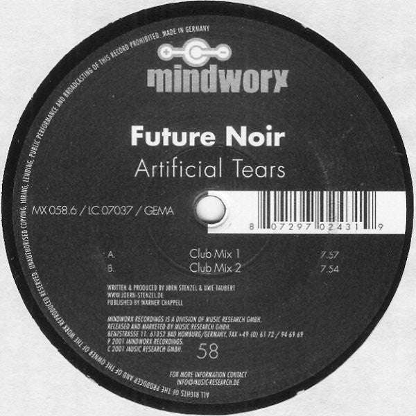 Future Noir : Artificial Tears (12")