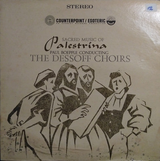 Giovanni Pierluigi da Palestrina, Paul Boepple, Dessoff Choirs : Music Of Palestrina (LP, Album)