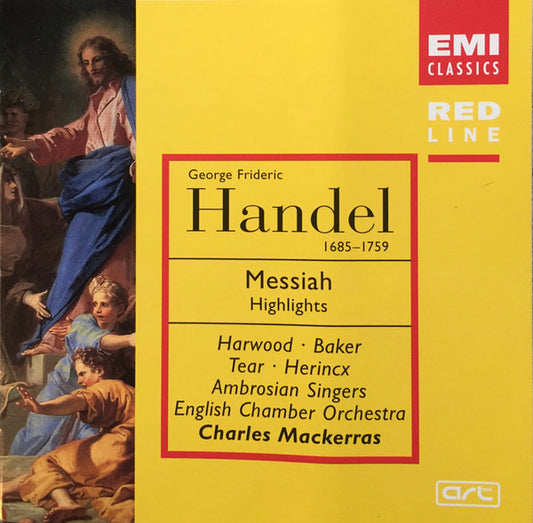 Georg Friedrich Händel - Elizabeth Harwood, Janet Baker, Robert Tear, Raimund Herincx, The Ambrosian Singers, English Chamber Orchestra, Sir Charles Mackerras : Messiah (Highlights) (CD)