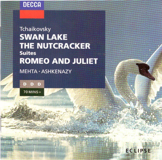 Pyotr Ilyich Tchaikovsky, Zubin Mehta, Vladimir Ashkenazy : Swan Lake & The Nutcracker suites / Romeo and Juliet (CD)