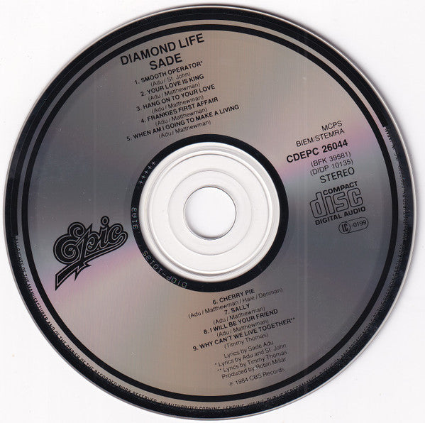 Sade : Diamond Life (CD, Album, RE)