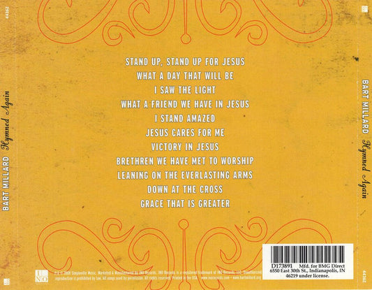 Bart Millard : Hymned Again (CD, Album, Club)