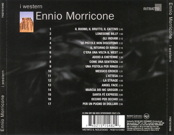 Ennio Morricone : I Western (CD, Comp)
