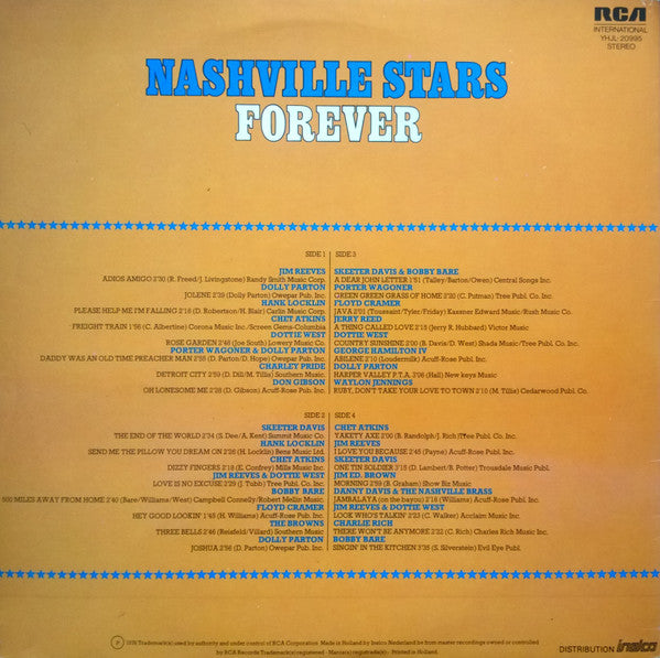 Various : Nashville Stars Forever (2xLP, Comp, Gat)