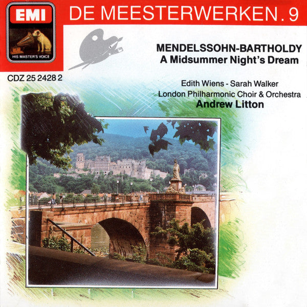 Felix Mendelssohn-Bartholdy, Edith Wiens, Sarah Walker (2), London Philharmonic Orchestra & London Philharmonic Choir, Andrew Litton : A Midsummer Night's Dream (CD, Album, RE)