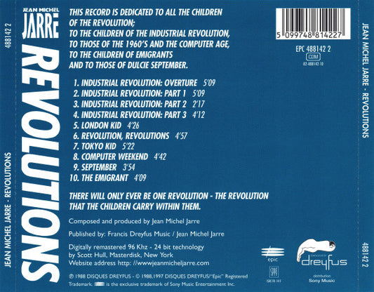 Jean-Michel Jarre : Revolutions (CD, Album, RE, RM)