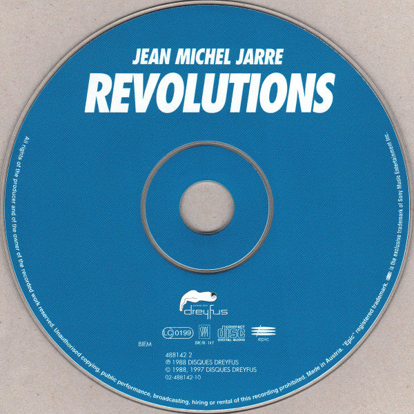 Jean-Michel Jarre : Revolutions (CD, Album, RE, RM)