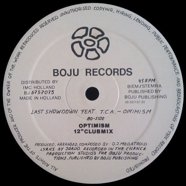 Last Showdown Feat. T.C.A. (2) : Optimism (12")