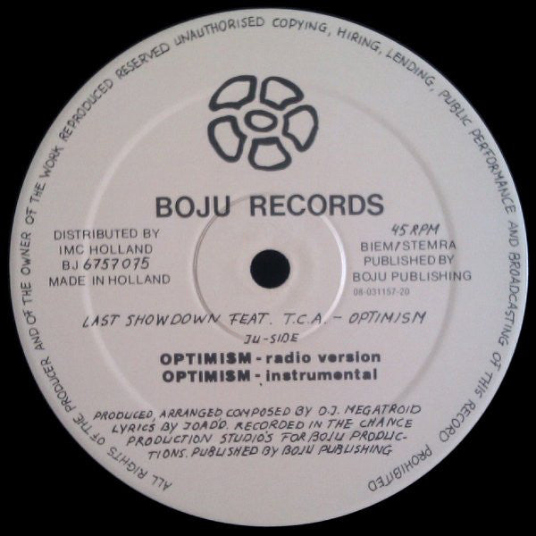 Last Showdown Feat. T.C.A. (2) : Optimism (12")
