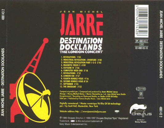 Jean-Michel Jarre : Destination Docklands (The London Concert) (CD, Album, RE, RM)