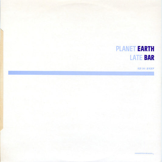 Duran Duran : Planet Earth (Night Version) (12", Single)