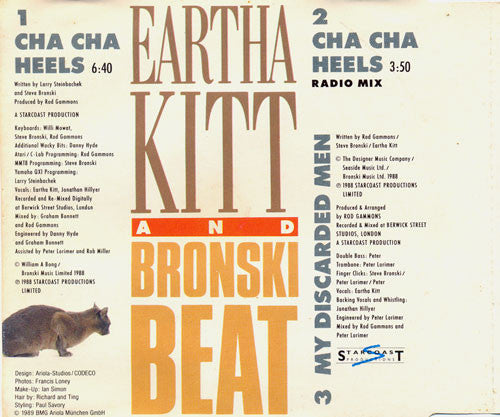 Eartha Kitt And Bronski Beat : Cha Cha Heels (CD, Maxi)